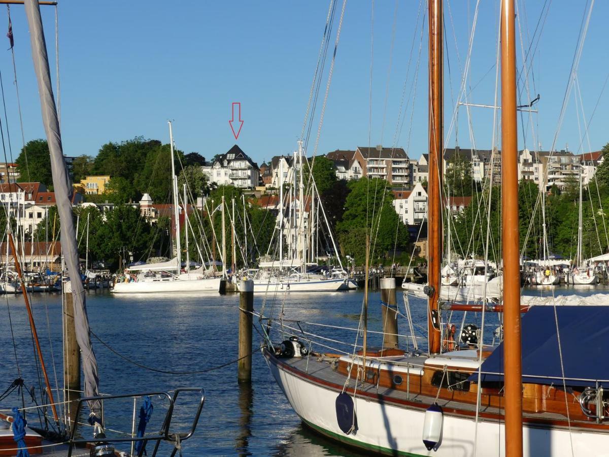Stadtvilla Mit Hafenpanorama Flensburgo Exterior foto